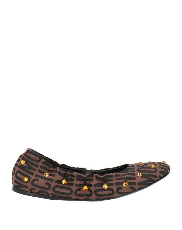 モスキーノ レディース シューズ パンプス 女性バレエダンサー MOSCHINO Brown 赤銅色
