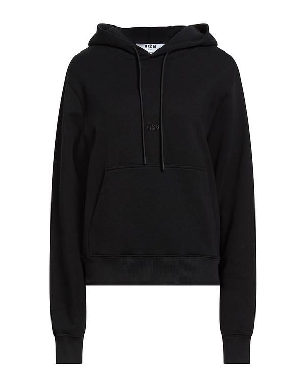 エムエスジイエム レディース アウター パーカー・スウェット MSGM Black 黒いこと