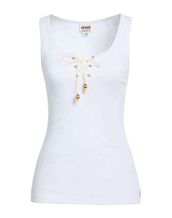 ゲス レディース トップス プルオーバー 貯蔵タンクとっ始め GUESS White 白いこと