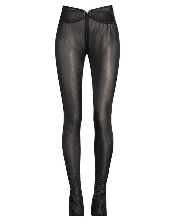 マグラー レディース ボトムス レギンス MUGLER Black 黒いこと