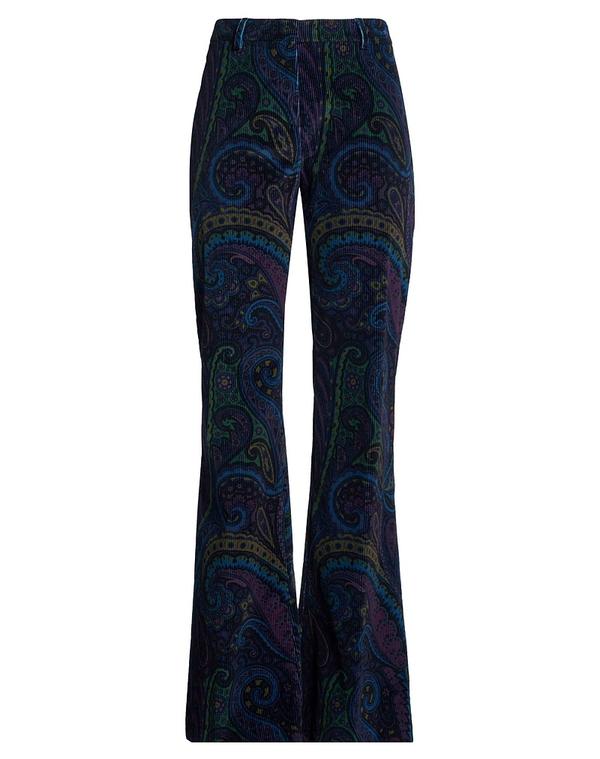 エトロ レディース ボトムス 心地好いズボン下 ETRO Navy 米国海軍