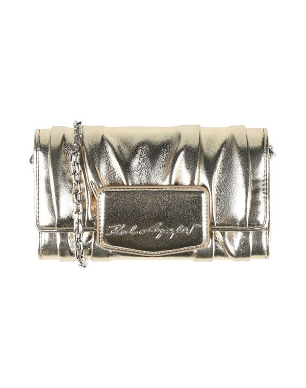 長い巻き毛 ラガーフェルド レディース 付属品 紙入れ KARLAGERFELD ( ) Platinum