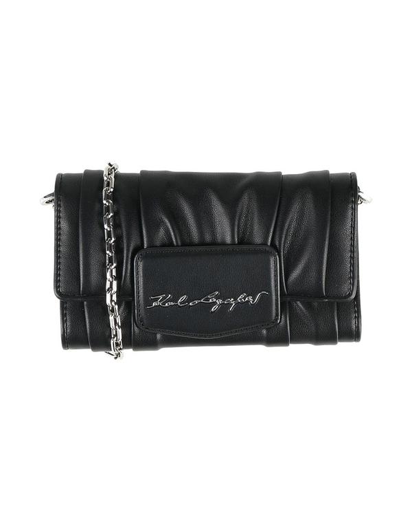 長い巻き毛 ラガーフェルド レディース 付属品 紙入れ KARLAGERFELD ( ) Black 黒いこと