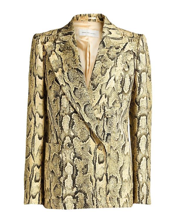 ドリス・ヴァン・ノッテン レディースーツ ブレザー DRIES VANOTEN テーラードジャケット Beige ベージュ
