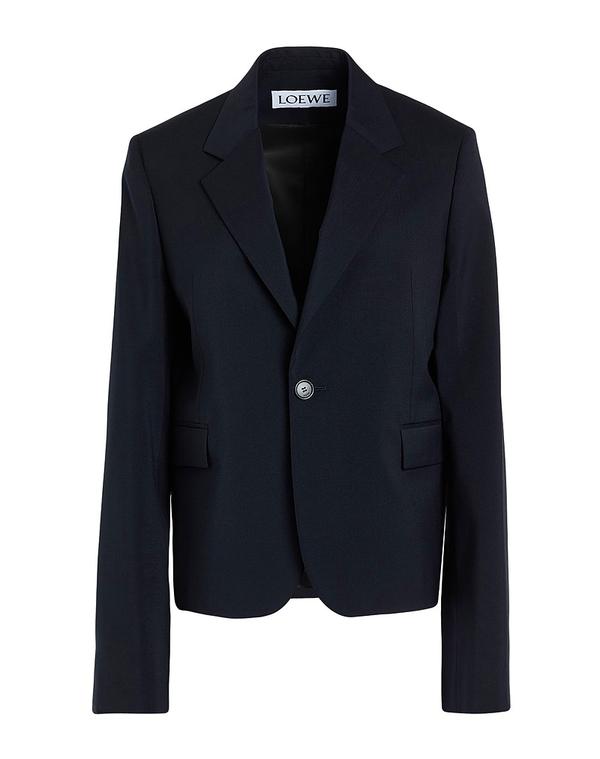 ロエベ レディースーツ ブレザー LOEWE テーラードジャケット Midnight Blue ブルー