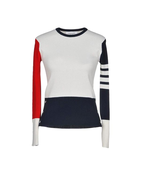 トムブラウン レディース ニット プルオーバー THOM BROWNE プルオーバー White ホワイト|ReVida 店