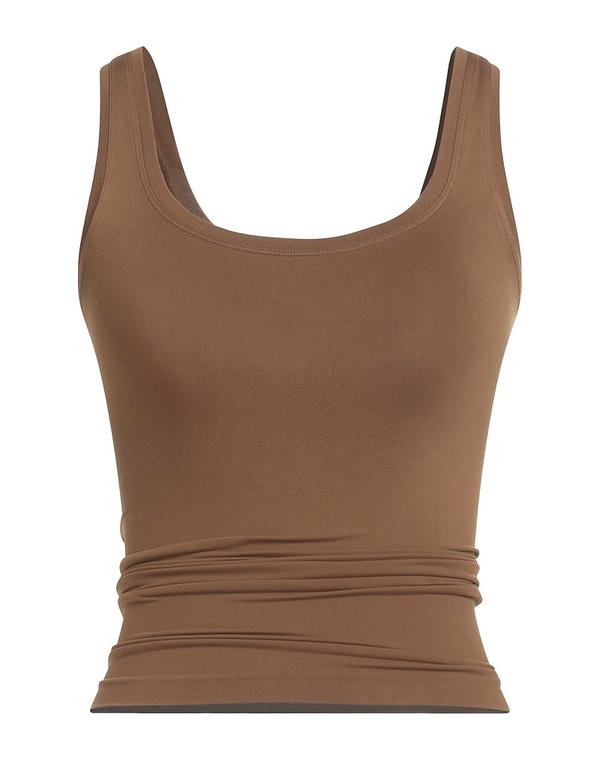 ハンロ レディース アンダーお召しもの/スリープウェア 下穿き ティーシャツ/トップス HANRO アンダーＴシャツ Khaki カーキ レディースファッション-Tシャツ・カットソー-トップス