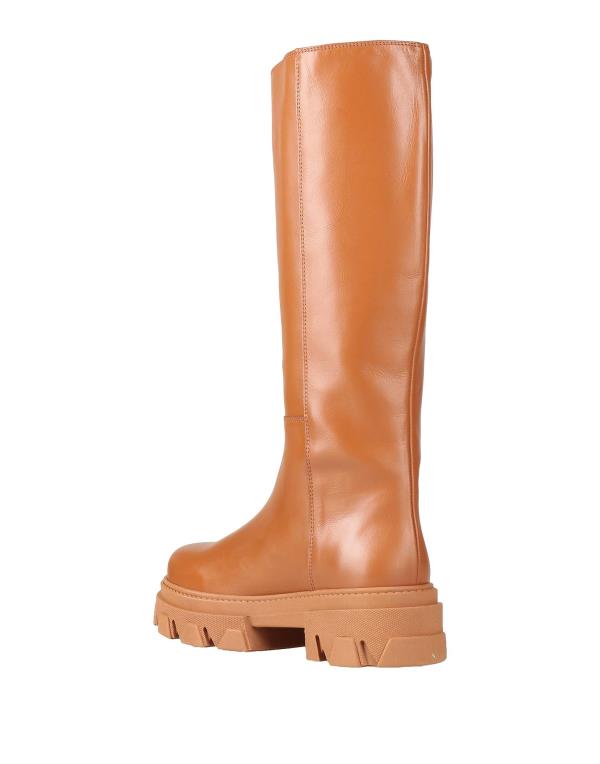 アロハス レディース ブーツ・レインブーツ シューズ Biker boots Tan