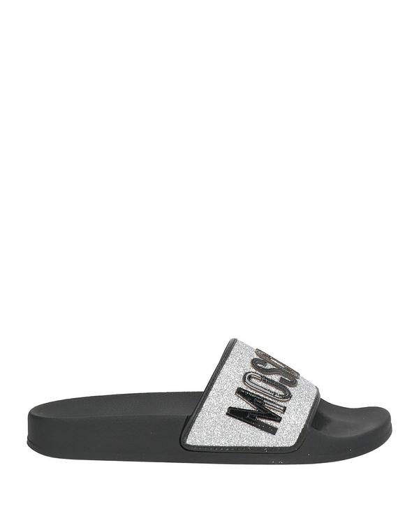 モスキーノ レディース シューズ サンダル MOSCHINO Silver しろがね色