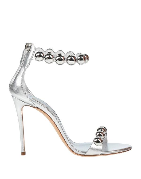 カサディ レディース シューズ サンダル CASADEI Silver しろがね色