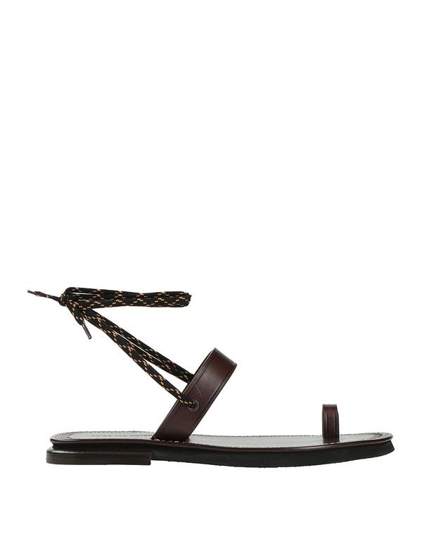 ドリス・ヴァン・ノッテン レディース シューズ サンダル DRIES VANOTEN Dark Brown 赤銅色