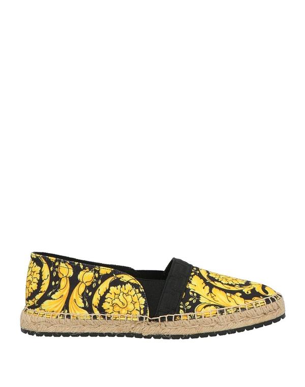 ヴェルサーチ レディース シューズ スリッポン・ローファー エスパドリーユ VERSACE Black 黒いこと