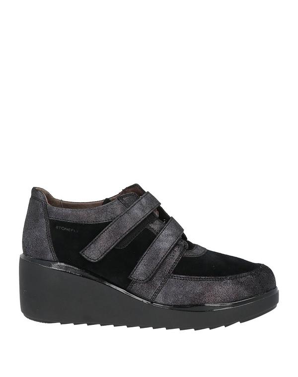 石ころ飛球 レディース シューズ スニーカー STONEFLY Black 黒いこと