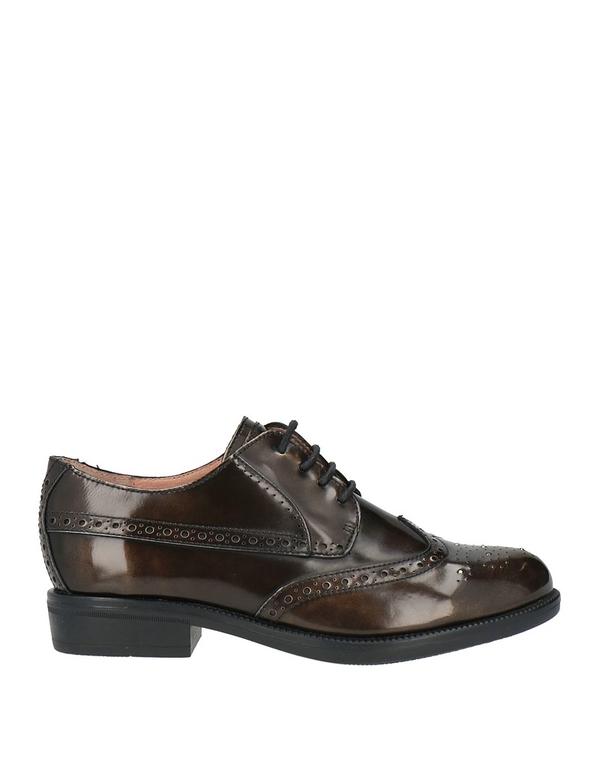 石ころ飛球 レディース シューズ パンプス STONEFLY Dark Brown 赤銅色