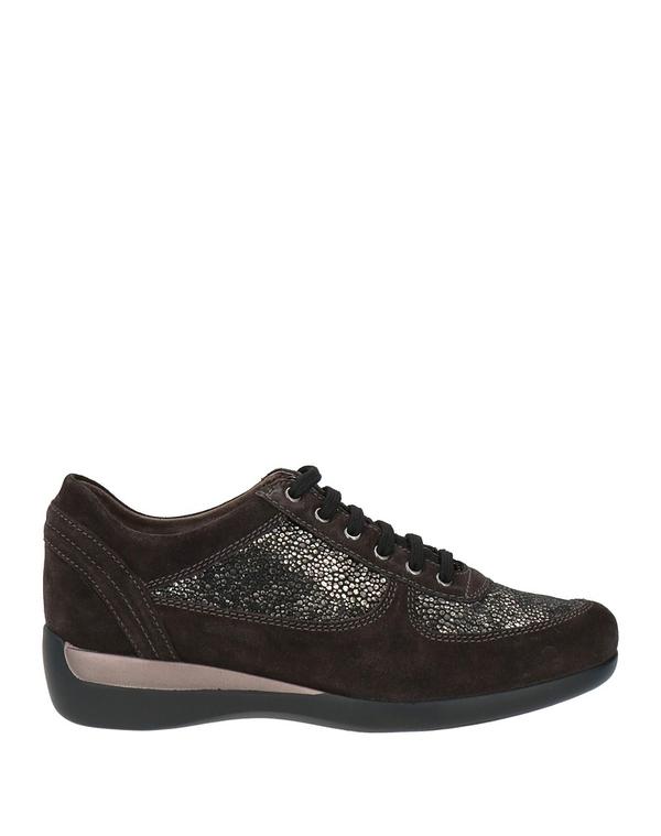 石ころ飛球 レディース シューズ スニーカー STONEFLY Dark Brown 赤銅色