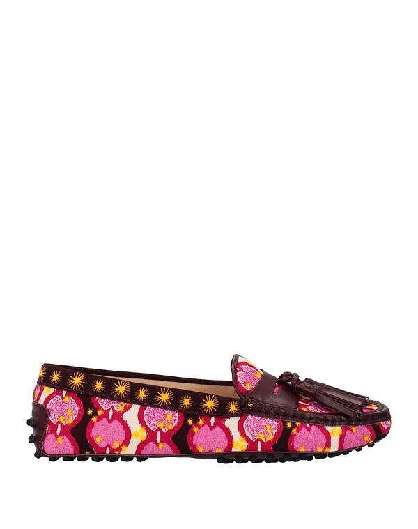 トッズ レディース シューズ スリッポン・ローファー モカシン TOD\u0027S Fuchsia フューシャ
