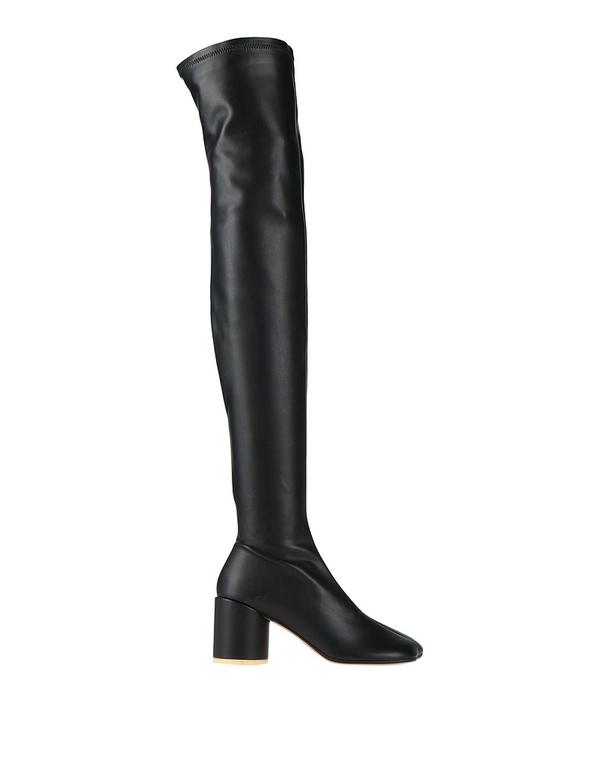 マルタンマルジェラ レディース シューズ ブーツ・レインブーツ MM6 MAISON MARGIELA Black 黒いこと