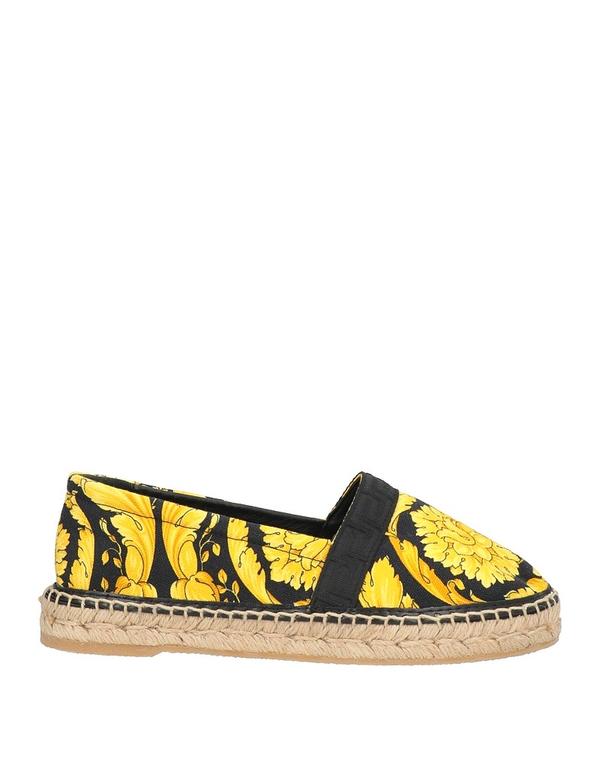 ヴェルサーチ レディース シューズ スリッポン・ローファー エスパドリーユ VERSACE Yellow 黄色