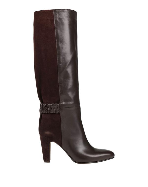 ディバインフォリ レディース シューズ ブーツ・レインブーツ DIVINE FOLLIE Dark Brown 赤銅色