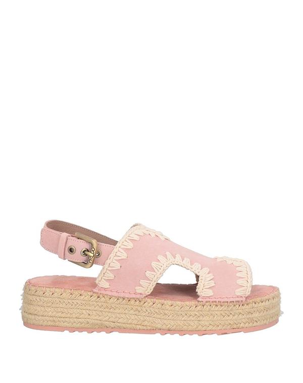 モウ レディース シューズ スリッポン・ローファー エスパドリーユ MOU Light Pink さくら色
