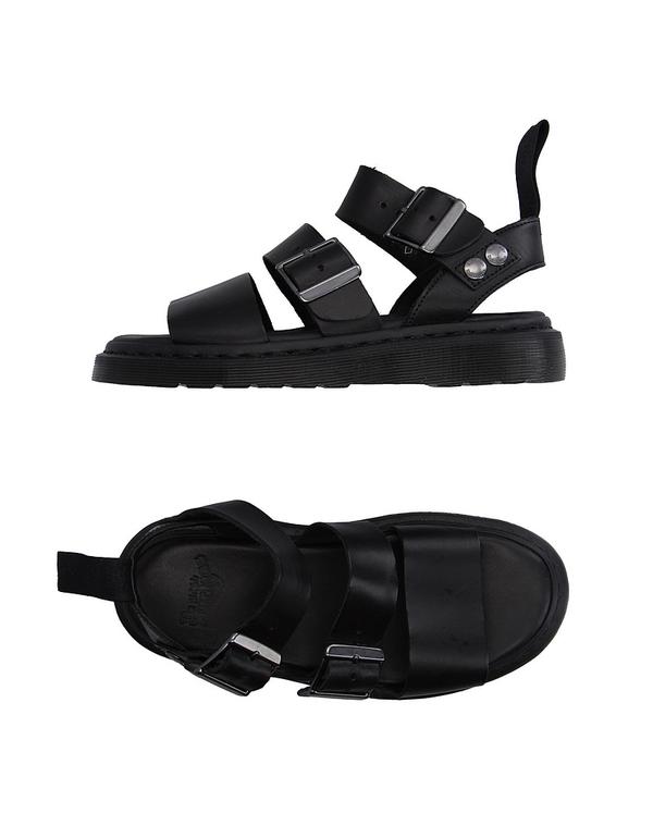 お医者さんマーチン レディース シューズ サンダル DR. MARTENS Black 黒いこと