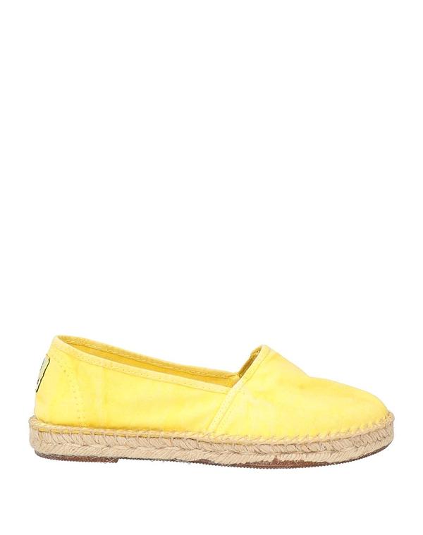 自然的世界 レディース シューズ スリッポン・ローファー エスパドリーユ NATURAL WORLD Yellow 黄色