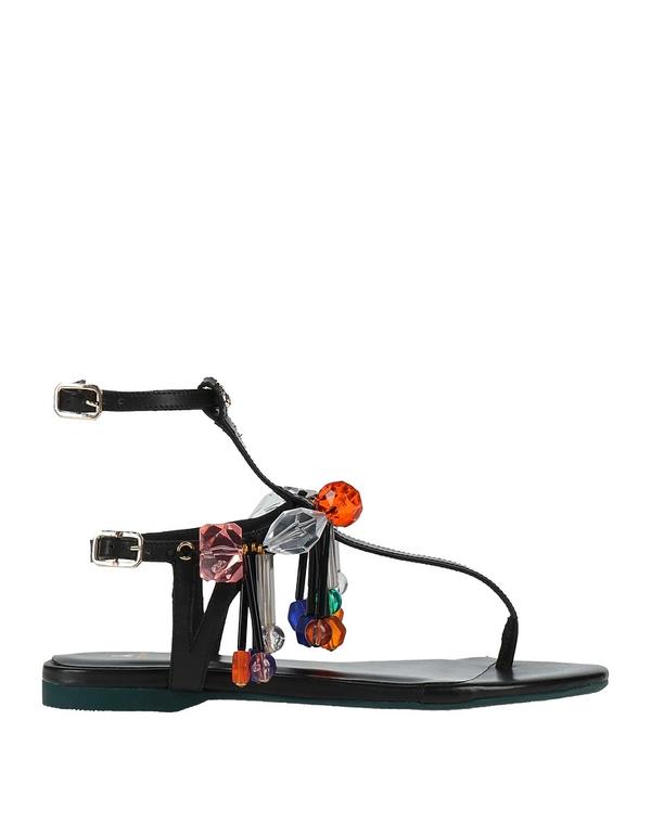 パトリツィア ペペ レディース シューズ サンダル PATRIZIA PEPE Black 黒いこと
