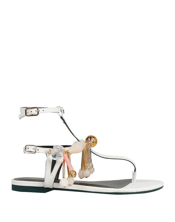 パトリツィア ペペ レディース シューズ サンダル PATRIZIA PEPE White 白いこと