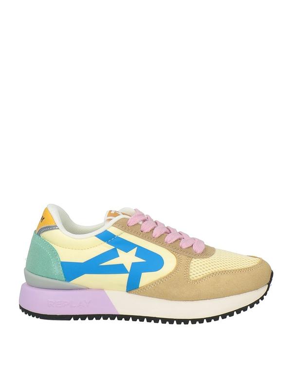 リプレー レディース シューズ スニーカー REPLAY Pastel Yellow 黄色