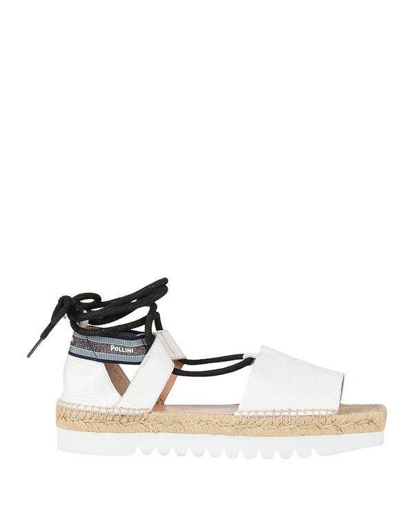 ポリーニ レディース シューズ スリッポン・ローファー エスパドリーユ POLLINI White 白いこと