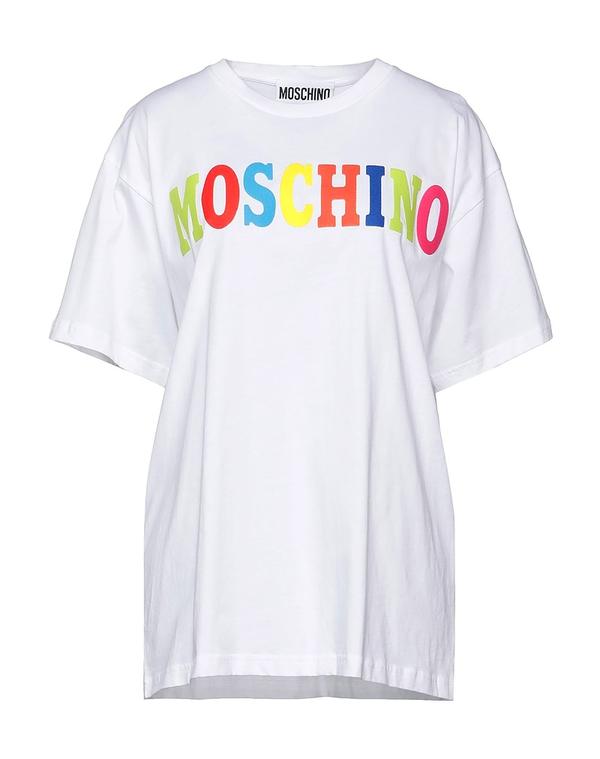 モスキーノ レディース トップス ティーシャツ MOSCHINO White 白いこと