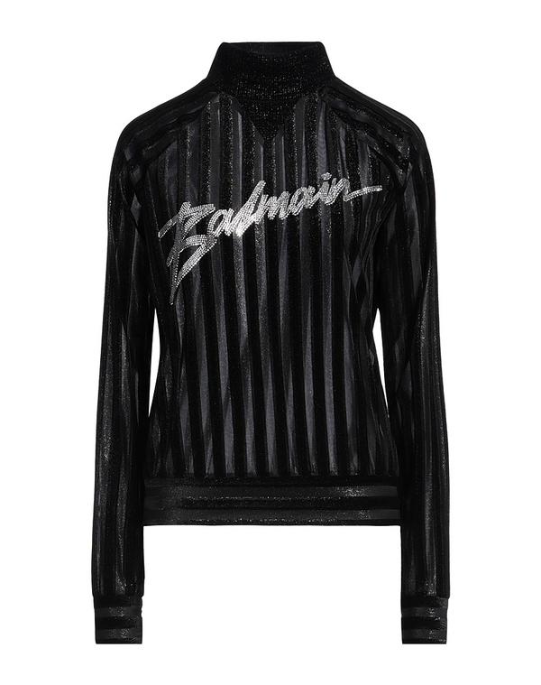 バルマン レディース トップス ティーシャツ BALMAIN Black 黒いこと