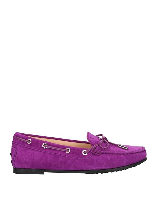 トッズ レディース シューズ スリッポン・ローファー モカシン TOD\u0027S Purple パープル