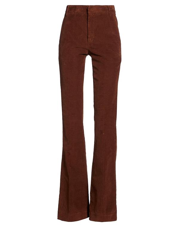 ドンダップ レディース ボトムス 心地好いズボン下 フレアカットパンツ DONDUP Brown 赤銅色