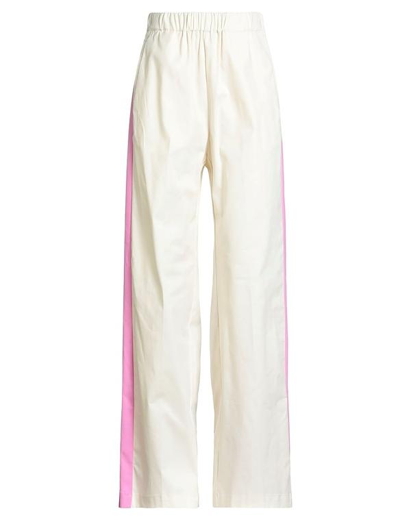 エムエスジイエム レディース ボトムス 心地好いズボン下 広広としたズボン下 MSGM Ivory 象牙色