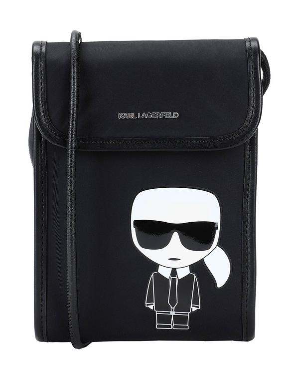 長い巻き毛 ラガーフェルド レディース 御徒面子 KARLAGERFELD Black 黒いこと