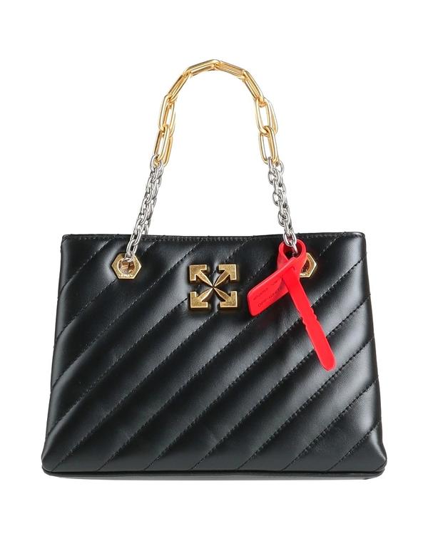 オフ-白いこと レディース 御徒面子 OFF-WHITE Black 黒いこと