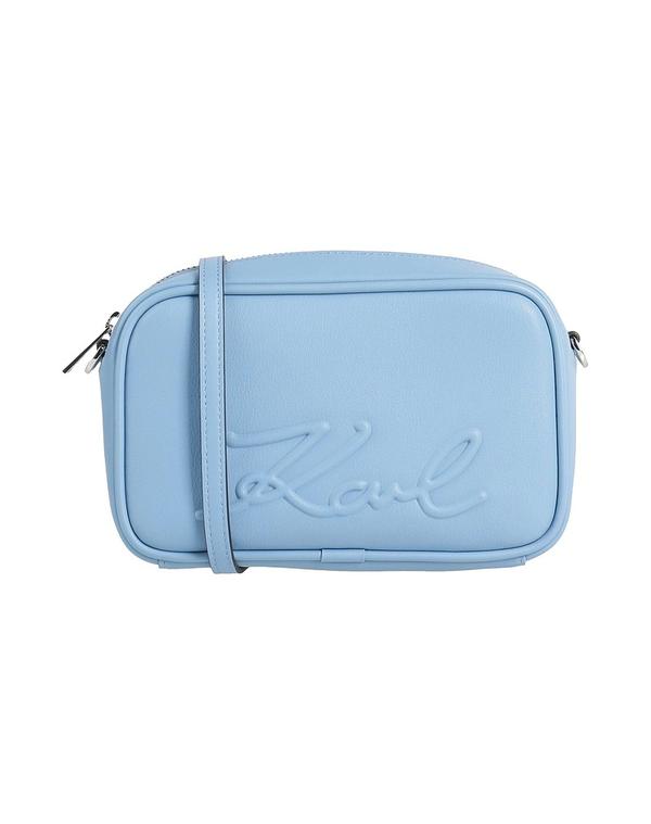 長い巻き毛 ラガーフェルド レディース 御徒面子 KARLAGERFELD Light Blue 青色