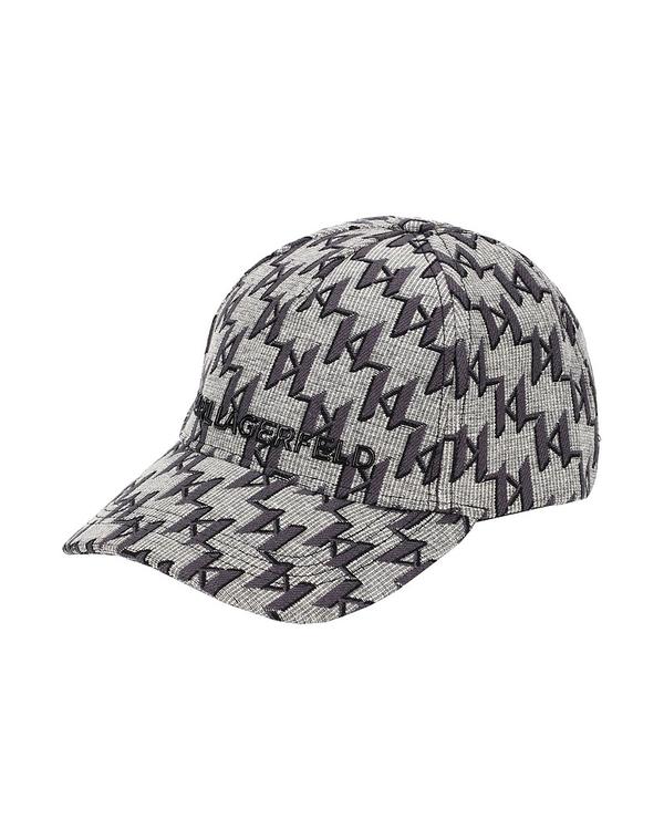 長い巻き毛 ラガーフェルド レディース 付属物 鳥打ち帽 KARLAGERFELD Light Gray 薄墨色