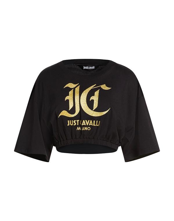 ジャストカバリ レディース トップス プルオーバー JUST CAVALLI Black 黒いこと