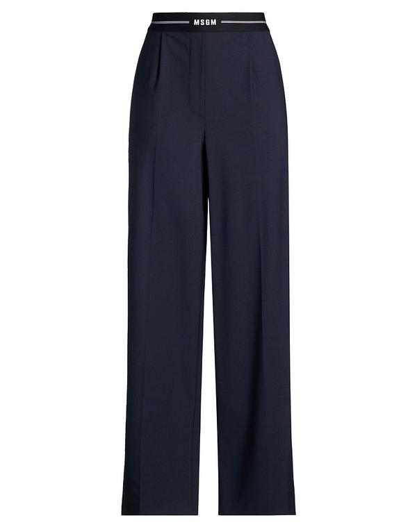 エムエスジイエム レディース ボトムス 心地好いズボン下 MSGM Navy 米国海軍