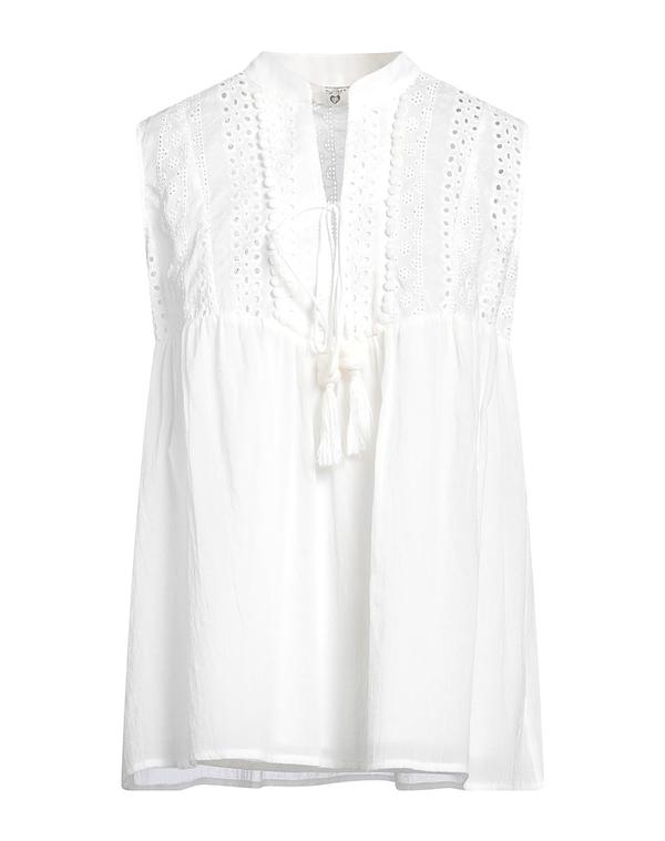 ツイン書き割り レディース トップス プルオーバー TWINSET White 白いこと
