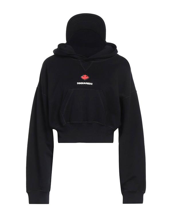 ディースクエアード レディース アウター パーカー・スウェット DSQUARED2 Black 黒いこと