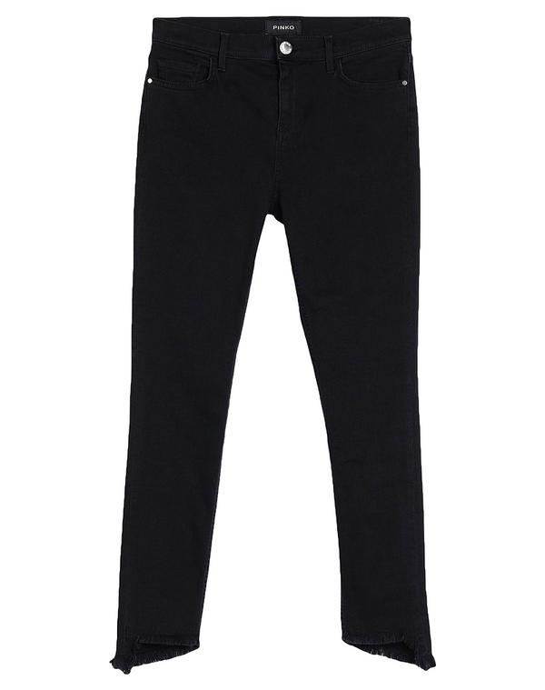 ピンコ レディース ボトムス ジーンズズボン下 デニム PINKO Black 黒いこと
