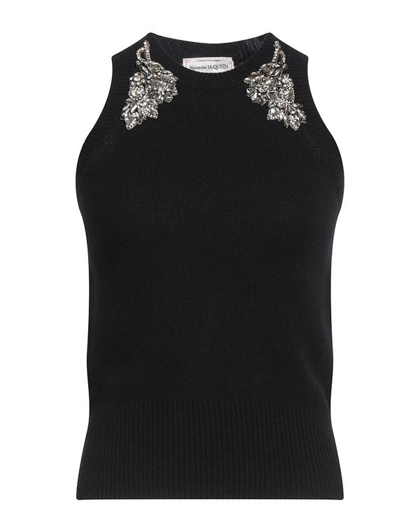 マックイーン レディース トップス プルオーバー ティーシャツ MCQUEEN Black 黒いこと