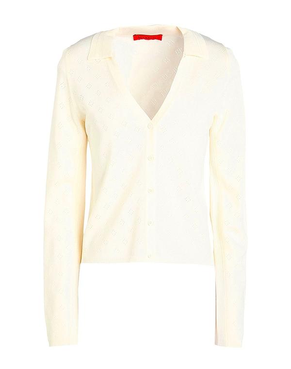 マックスアンドコー レディース アウター ジレー MAX\u0026Co. Off White 象牙色
