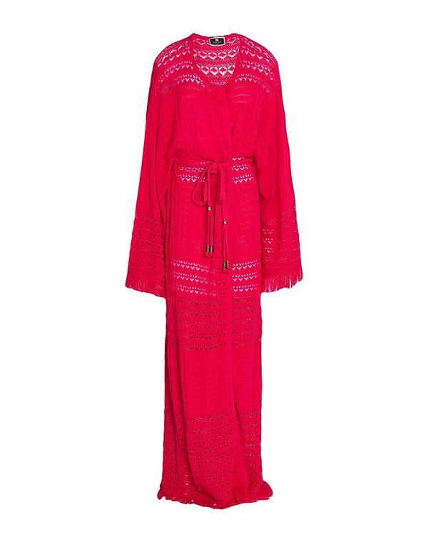 エリザベッタフランキ レディース アウター ジレー ELISABETTA FRANCHI Magenta マゼンタ