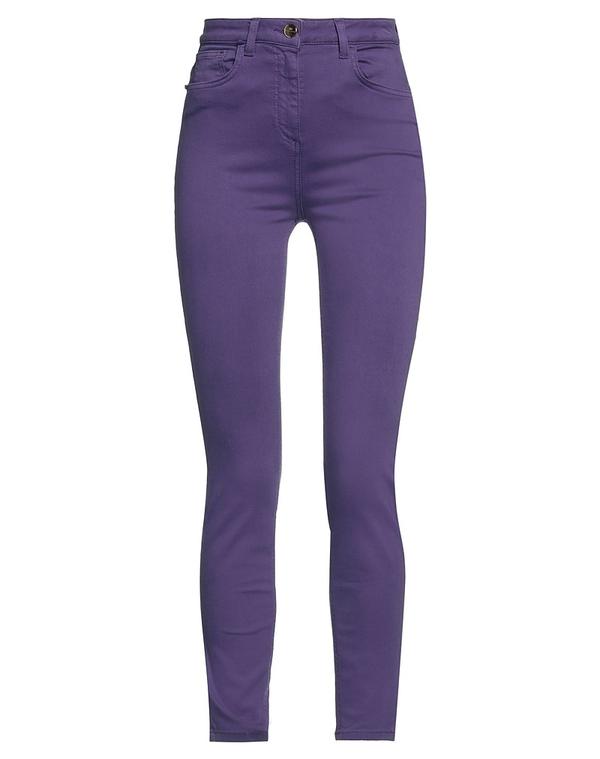 エリザベッタフランキ レディース ボトムス ジーンズズボン下 スキニー ELISABETTA FRANCHI Purple パープル