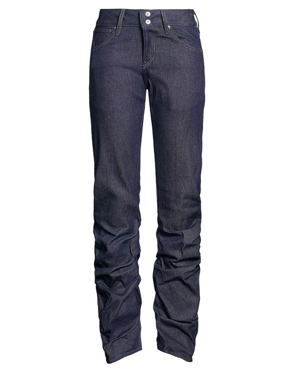 ジースター レディース ボトムス ジーンズズボン下 ストレートレッグ G-STARAW Blue 青色
