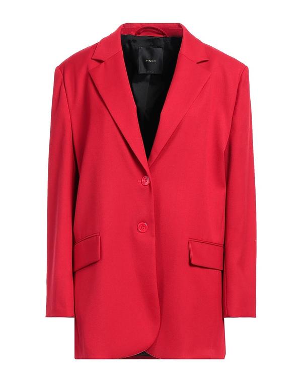 ピンコ レディース アウター 上衣・上衣 テーラードジャケット PINKO Red 赤いこと